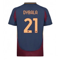 Camisa de Futebol AS Roma Paulo Dybala #21 Equipamento Alternativo 2024-25 Manga Curta